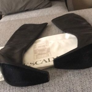 Black  Escada  boots